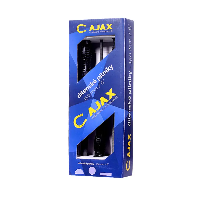 Pilník dílenský s klasickým držadlem sada třídílná 150/2 Pilník dílenský s klasickým držadlem sada třídílná 150/2